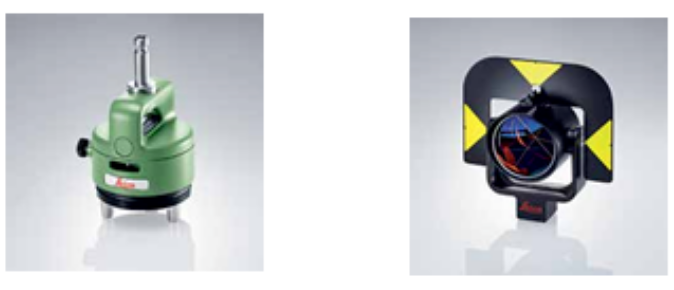 徠卡棱鏡和支架合理搭配，更易獲得高精度測量成果！